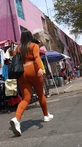 She realized I was filming her