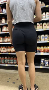 Fit South Indian squatting and shopping (oc)