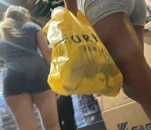 2 Hoes in Skin Tight 1-Pieces (vpl)