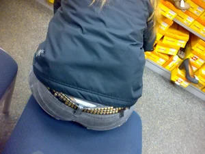 Huge collection of whale tails, ass cracks and panty peeks in public