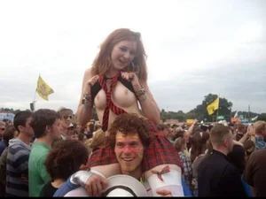 Publicly nude girls