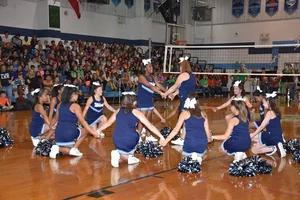 Candid cheerleaders
