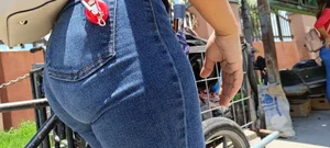 Perfect shape ass in jeans