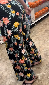 Milf showing cleavage and tight ass
