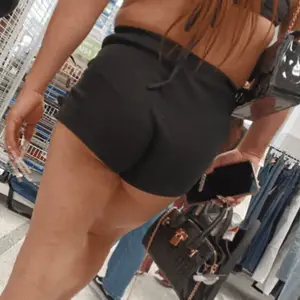 Slutty Latina in short shorts
