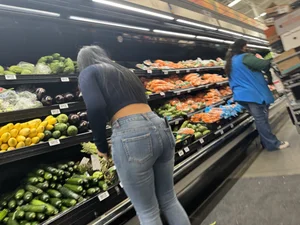 Slim Latina tight ass in jeans