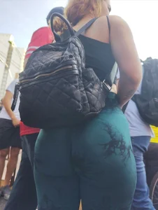 Blonde with a beautiful Colombian ass