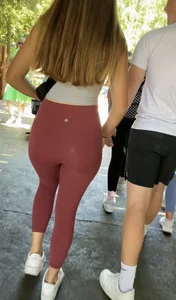 Must see! Nice Ass in red leggings   Not OC