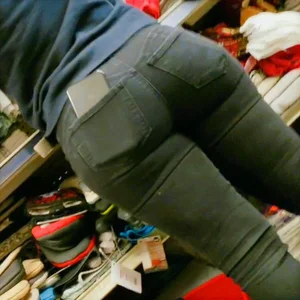 Latina Ass in Tight Black Jeans