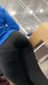 Sexy Curly Ebony Employee with a thick Ass