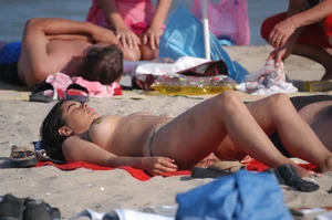 Sexy girls on nude beach Promorsk in Bulgaria