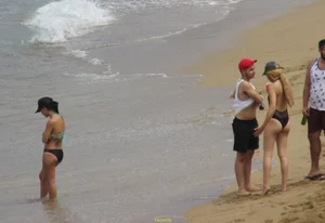Taking a walk on the beach