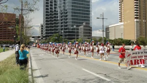 Candid cheerleaders
