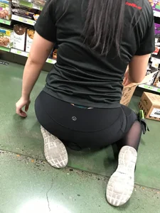 Co worker showing off ass for me