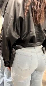 Latina with a Nice Ass in Tight Dyed Jeans (OC)