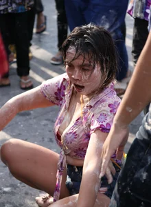 Water Festival girls in Thailand