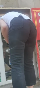 Armenian milf bending huge ass in black and blue jeans mega post