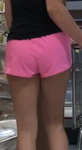 Leggings and shorts while running errands