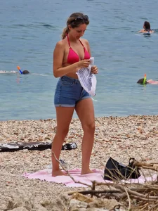 From the beach