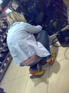 Huge collection of whale tails, ass cracks and panty peeks in public