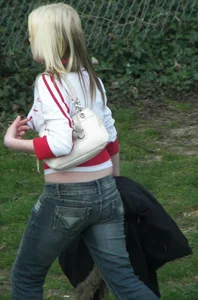 Cute Blonde In Jeans