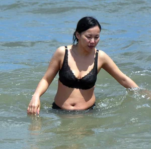 Asian beach and bikini girls
