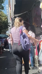Sexy Latina in Black Leggings - can you see through?