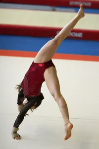 Candid gymnasts