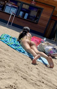 Thick almost naked Latina liked the attention