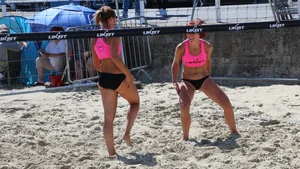 Weymouth beach volleyball girls 2018