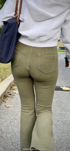 Pt.2 Redhead college girl with a round and jiggly booty