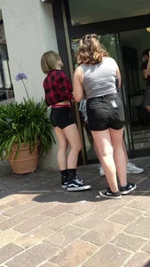 Bunch of Teens in Shorts