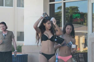 Sexy Deerfield Beach bikini girls