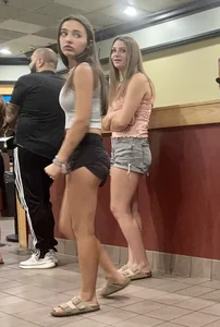 Short Shorts in Line (Not OC)