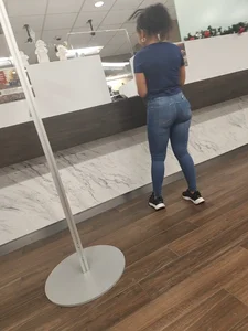 Light skin ebony with a phat butt