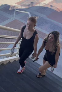 Tight college hottie says look at my amazing tits