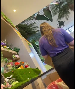 Co-worker VTL, Fat ass in a see through skirt