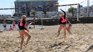 Weymouth beach volleyball girls 2018