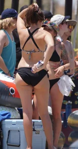 Bikini girls at Salt River Tubing in Arizona