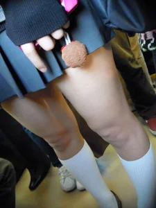 Hot Legs in Knee Socks Candid