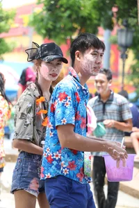 Water Festival girls in Thailand