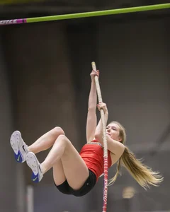 Canadian girls at an Alberta track and field tournament