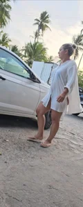 (OC) Sexy MILF transparent dress