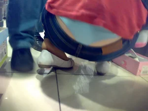 Huge collection of whale tails, ass cracks and panty peeks in public