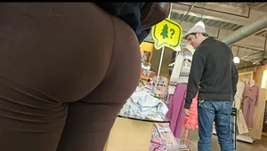 Bubble booty brown flare VPL