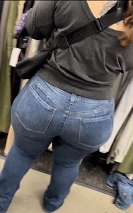 BBW ((WIDE HIPS WIDE ASS in tight jeans))