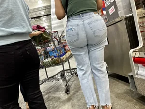 Costco 3 Latina milfs. Nice asses