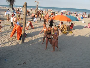 Mix of candid girls at the beach and in bikinis