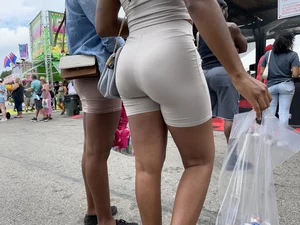Cute Slim Fit Round Perky Bubble Booty Girl