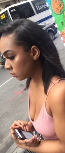 Sexy ebony pink dress T&A